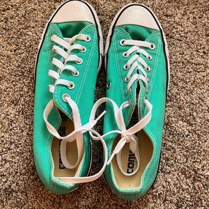 Turquoise/Aquamarine Converse Size 10